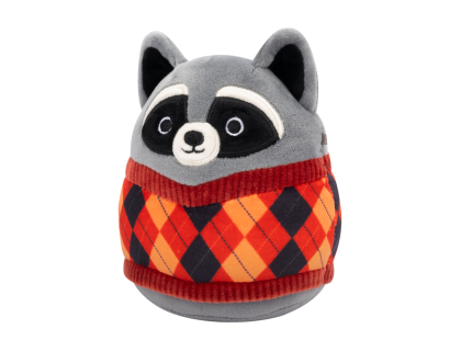 Squishmallows Mýval ve svetru - Rocky 20 cm