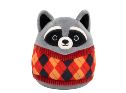 Squishmallows Mýval ve svetru - Rocky 20 cm