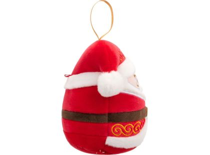 Squishmallows Vánoční ozdoba Santa s brýlemi - Nick, 10 cm