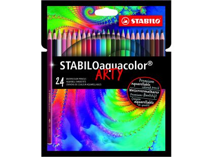 Akvarelové pastelky STABILOaquacolor ARTY 24 ks sada