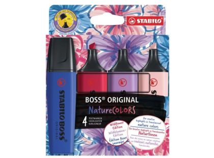 STABILO BOSS ORIGINAL NatureCOLORS Wildflower 4ks sada