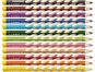 Ergonomické pastelky pro leváky STABILO EASYcolors 12 ks pouzdro s ořezávátkem 2