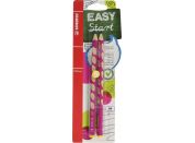 Ergonomická grafitová tužka pro leváky STABILO EASYgraph růžová HB - 2 ks blister