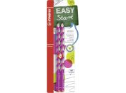 Ergonomická grafitová tužka pro praváky STABILO EASYgraph růžová HB - 2 ks blister