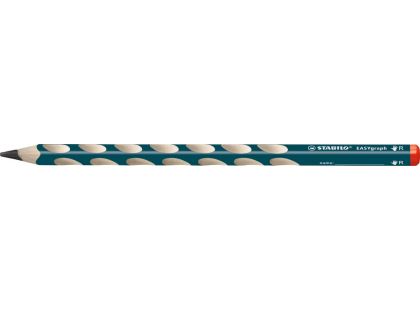 Ergonomická grafitová tužka pro praváky STABILO EASYgraph petrolejová 1 ks HB