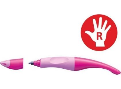 Ergonomický roller pro praváky STABILO EASYoriginal růžová vč. bombičky s modrým zmizíkovatelným inkoustem
