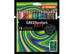 Pastelky šetrné k životnímu prostředí STABILO GREENcolors ARTY 24 ks balení