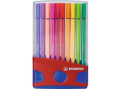 Prémiový vláknový fix STABILO Pen 68 ColorParade 20 ks deskset