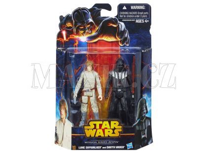 Star Wars akční figurky 2ks Hasbro A5228 - Luke Skywalker a Darth Vader