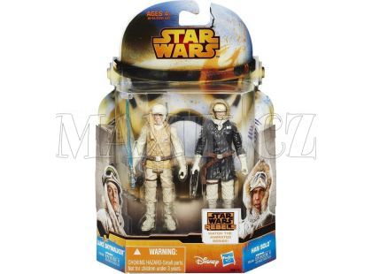 Star Wars akční figurky 2ks Hasbro A5228 - Luke Skywalker a Han Solo