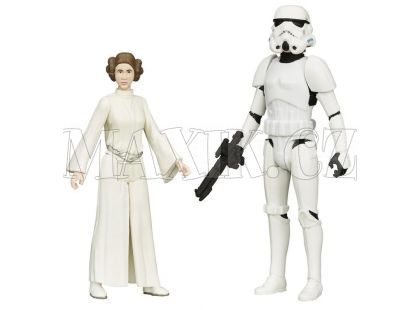 Star Wars akční figurky 2ks Hasbro A5228 - Princess Leia a Luke Skywalker
