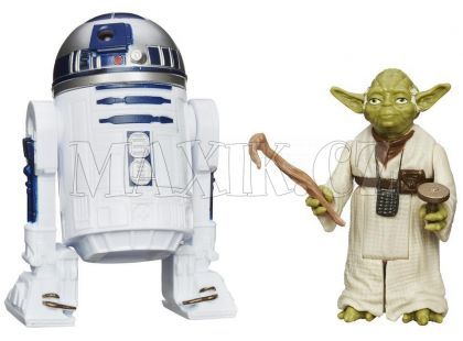 Star Wars akční figurky 2ks Hasbro A5228 - R2-D2 a Yoda