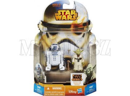 Star Wars akční figurky 2ks Hasbro A5228 - R2-D2 a Yoda