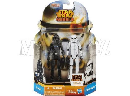 Star Wars akční figurky 2ks Hasbro A5228 - Tie pilot a Stormtrooper