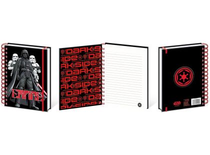 Star Wars kroužkový blok A5 - Dark side DPL10