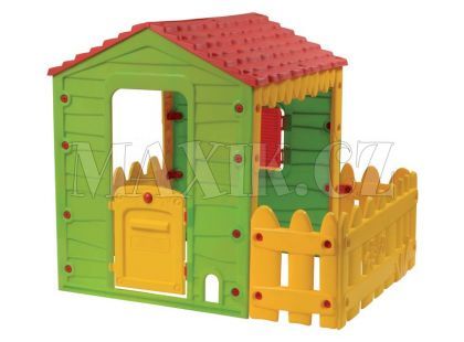 Starplast Zahradní domeček Farm House s plotem