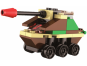 Stavebnice Armáda s LED kostkou 2v1 - Tank 2
