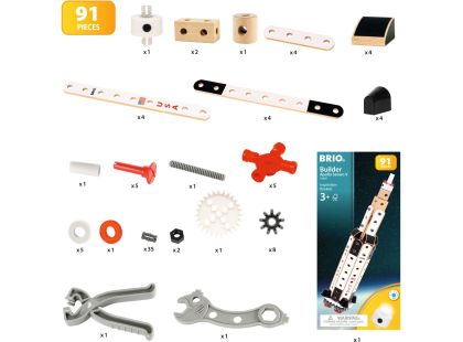 Stavebnice BRIO BUILDER NASA Apollo Saturn V