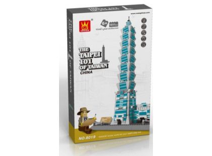 Stavebnice Tchaj-Pej 101 mrakodrap 1511 dílků