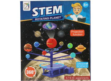Stavebnicový model sluneční soustavy s projektorem na baterie - Poškozený obal