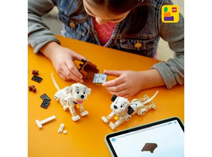 LEGO® Disney 43271 Štěňátka Štístko a Penny z filmu 101 dalmatinů