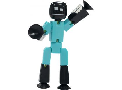 Stikbot Animák 1 figurka černá hlava-modré tělo