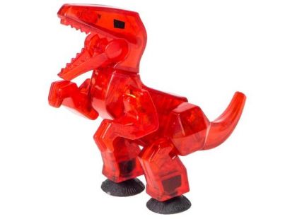 StikBot dino Velociraptor červený