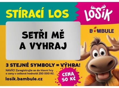 Stírací los LOSÍK 50