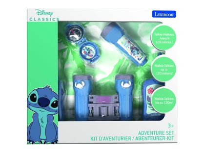 Lexibook Stitch Set vysílačky, dalekohled, baterka, kompas