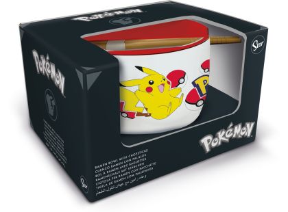 STOR Pokémon ramen miska a hůlky, dárkový set