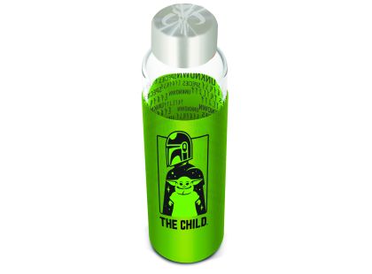 Stor S.L. Skleněná láhev s návlekem 585 ml, Mandalorian