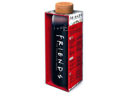 Stor S.L. Skleněná láhev s návlekem 585 ml, Přátelé