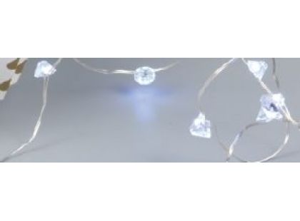 Struna svítící 20 LED diamant