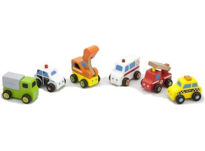Studo Wood Mini vozidla 6ks