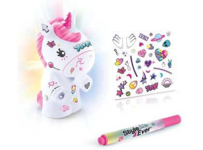 Style4Ever Mini Deco svítící figurka jednorožec růžový