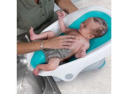 Summer Infant Koupací sedačka Clean Rinse tyrkysová - Poškozený obal