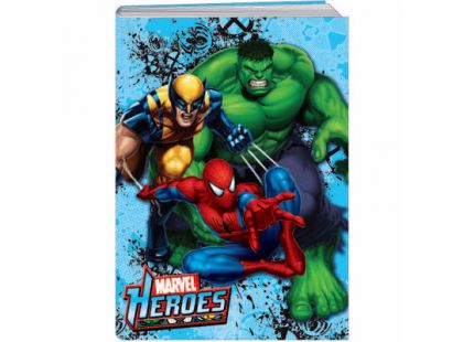 Sun Ce Marvel Heroes  Školní sešit s obalem 40 listů
