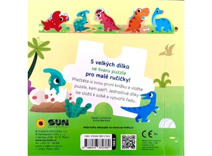 SUN Čti a skládej puzzle: Dinosauři