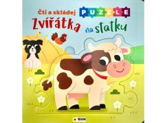 SUN Čti a skládej puzzle: Zvířátka na statku