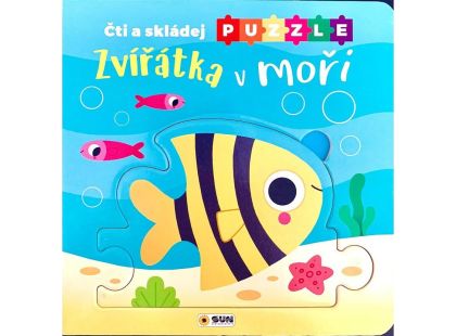 SUN Čti a skládej puzzle: Zvířátka v moři