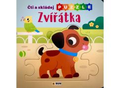 SUN Čti a skládej puzzle: Zvířátka