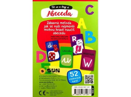 SUN Uč se hraj si: Abeceda 52 výukových karet