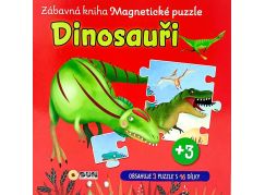 SUN Zábavná magnetická kniha Dinosauři - čti a skládej