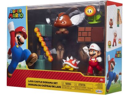 Super Mario Lava Castle Playset s figurkami