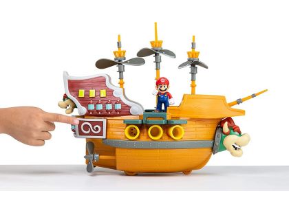 Super Mario Nintendow Deluxe statek sada, figurka