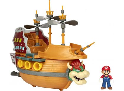 Super Mario Nintendow Deluxe statek sada, figurka