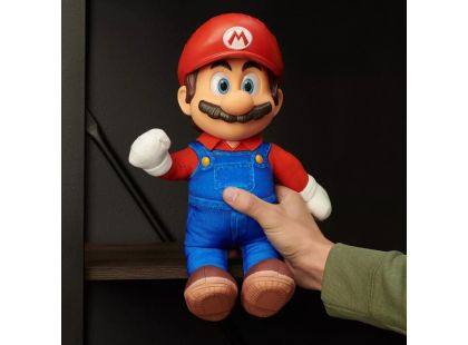 Super Mario Polohovatelný plyš Mario, 30 cm
