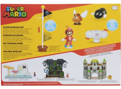 Super Mario sada Cloud Diorama se 6,5 cm figurkami