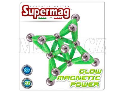Supermag Fosforeskující - 72 dílků