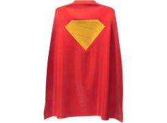 Superman film plášť štít a tyč